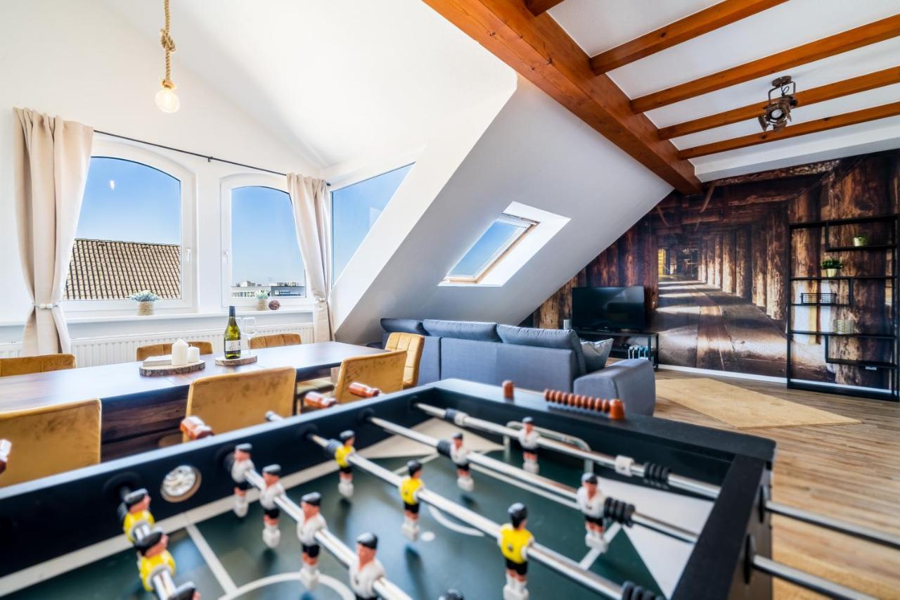 Stylisches Penthouse Zentral Tischfussball 100M2 Wii Hanóver Exterior foto
